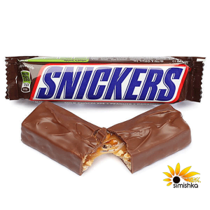 شکلات اسنیکرز Snickers مدل Chocolate snickers chocolate حاوی بادام زمینی ، نگات ، کارامل و شکلات است مناسب میان وعده شکلات اسنیکرز